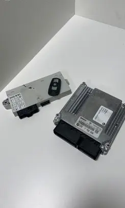 BMW 5 E60 E61 Engine ECU kit and lock set 7799856 0281012707