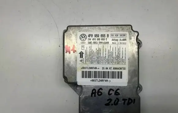 Audi A6 S6 C6 4F Airbag control unit/module 4F0959655B 4F0959655 4F0910655E