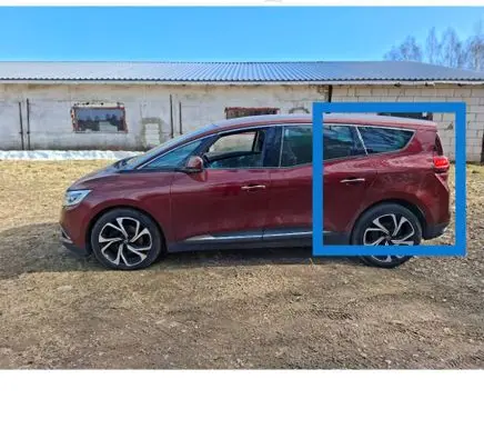 Renault Scenic IV - Grand scenic IV Rear quarter panel 760312734R 766334827R
