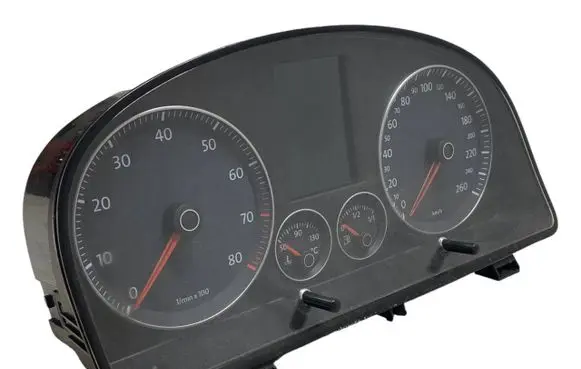 Volkswagen Touran I Speedometer (instrument cluster) 1T0920873D A2C53023102 A2C53025660
