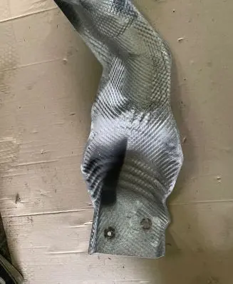 Nissan Juke I F15 Exhaust heat shield