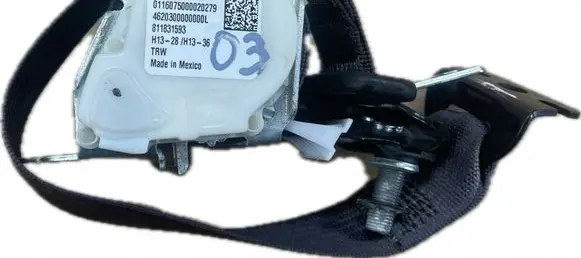 Cadillac Escalade IV Rear seatbelt 23468562