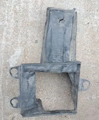 Audi A6 S6 C6 4F Intercooler air channel guide 4F0145333
