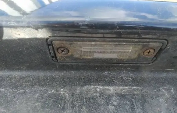 Volkswagen Golf IV Number plate light