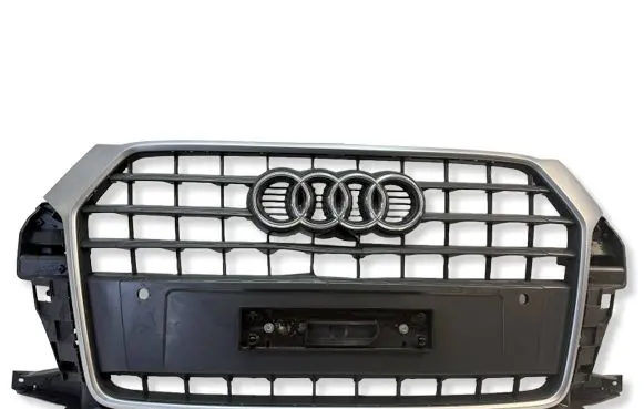 Audi Q3 8U Front bumper upper radiator grill 8U0853653 8U0853653M 8U0853653N