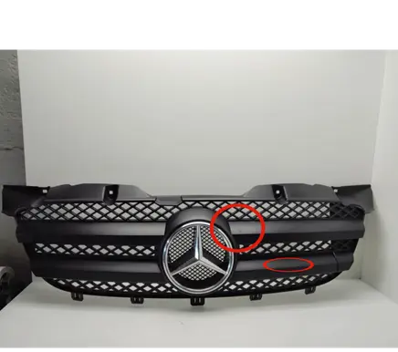 Mercedes-Benz Sprinter W906 Front bumper upper radiator grill A9068800385 A9068800285