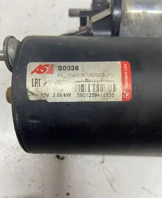 Volkswagen PASSAT B5 Starter motor S0036 5901259418835 43440181735