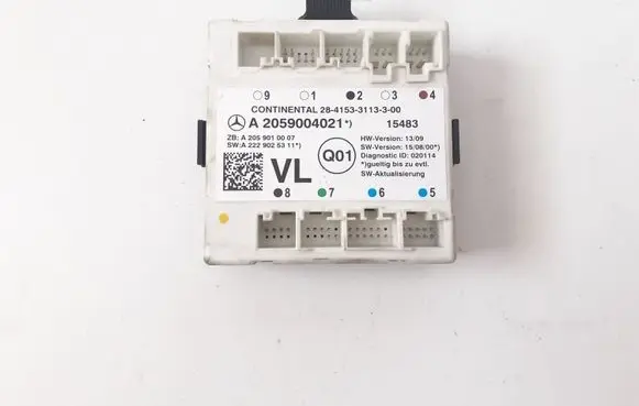 Mercedes-Benz C W205 Door control unit/module A2059004021