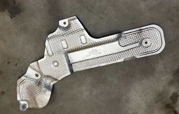 Porsche Panamera (970) Exhaust heat shield 97050455101