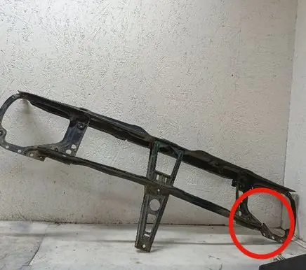 Volkswagen Jetta II Top upper radiator support slam panel