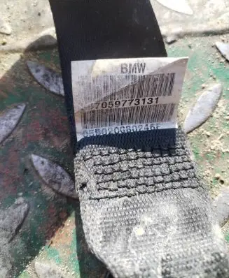 BMW 5 E60 E61 Middle seatbelt (rear) 05B020GB0246F 7059773131