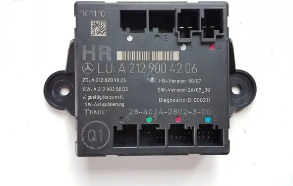 Mercedes-Benz E W212 Door control unit/module A2129004206