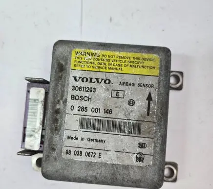 Volvo S40, V40 Airbag control unit/module 30611293 980380672E 0285001146