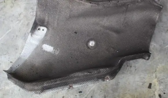 BMW X5 E70 Exhaust heat shield