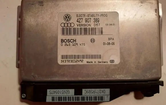Audi A6 S6 C5 4B Brake system control unit/module 4Z7907389