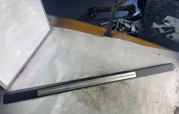 Audi A8 S8 D3 4E Front sill trim cover 4E0853986C