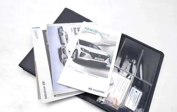 Hyundai Ioniq Owners service history hand book 