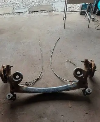 Rear axle beam