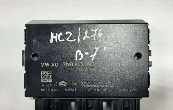 Volkswagen PASSAT B7 Tow bar trailer control unit/module 7N0907383