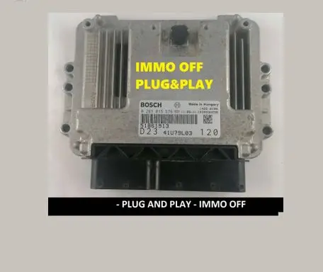 Fiat Ducato Engine control unit/module 51861913 0281015576 41U79L03