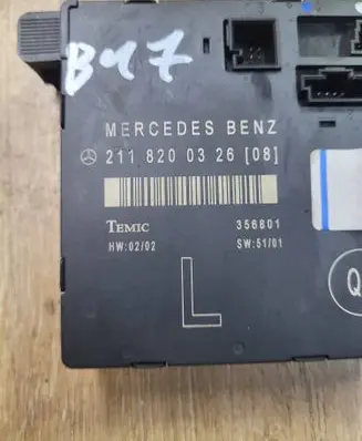 Mercedes-Benz E W211 Door control unit/module 2118200326 356801