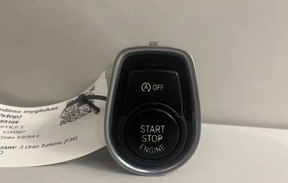 BMW 3 GT F34 Engine start stop button switch 1234567