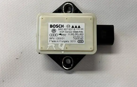 Audi A4 S4 B8 8K ESP acceleration yaw rate sensor 8R0907637B 0265005853