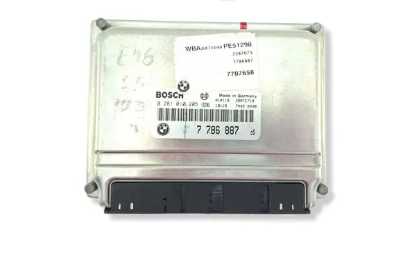 BMW 3 E46 Engine control unit/module 7786887 0281010205 3617786887