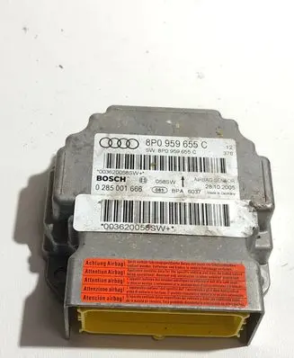 Audi A3 S3 8P Airbag control unit/module 8P0959655C 0285001666