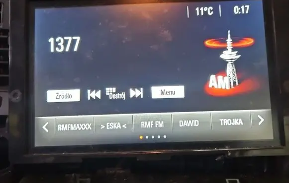 Opel Astra K Screen/display/small screen 42342511 IMPRK1533936