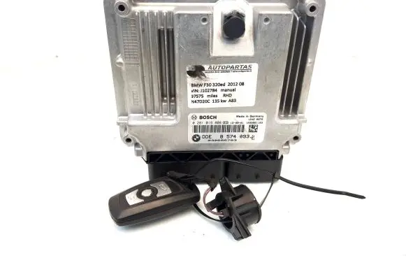 BMW 3 F30 F35 F31 Engine ECU kit and lock set 8574093 030686703 0281019808