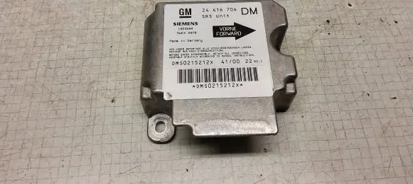 Opel Zafira A Airbag control unit/module GM24416704 1923594