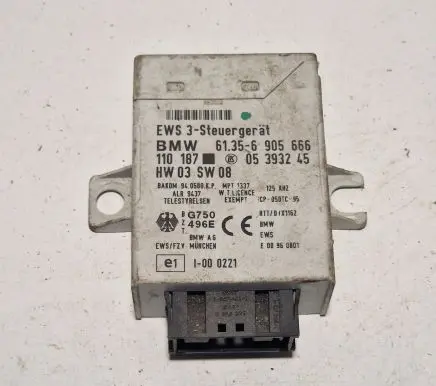 BMW X5 E53 Immobilizer control unit/module 61356905666 05393245 110187