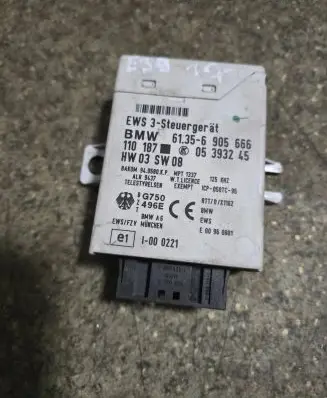 BMW 5 E39 Immobilizer control unit/module 61356905666 05393245 110187