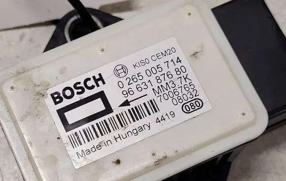 Peugeot 308 ESP acceleration yaw rate sensor 0265005714 9663187680