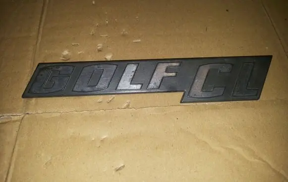 Volkswagen Golf I Manufacturers badge/model letters 171853687BE