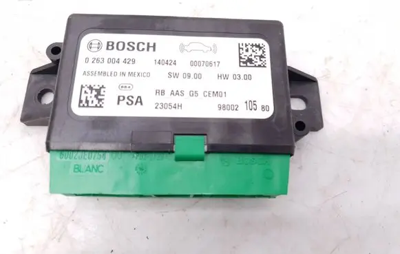 Peugeot 308 Parking PDC control unit/module 0263004429 00070617