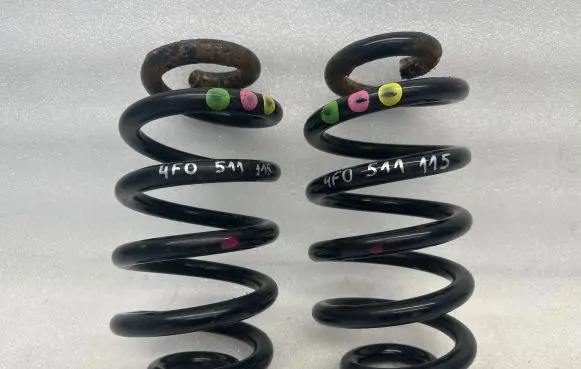 Audi A6 S6 C6 4F Rear coil spring 4F0511115 GREEN PINK