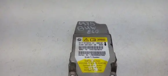 BMW 5 E60 E61 Airbag control unit/module 9172019 65779172019 220443136