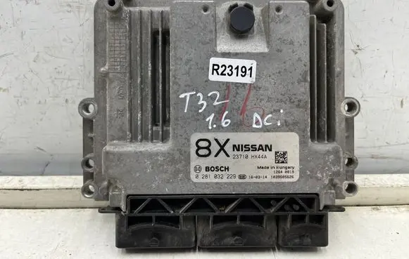 Nissan Qashqai Engine control unit/module ECU 23710hx44a 0281032229
