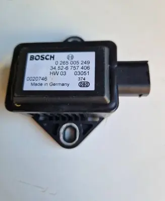 ESP acceleration yaw rate sensor