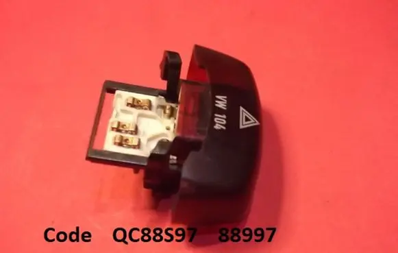 Volkswagen Golf III Hazard light switch QC88S97 88997
