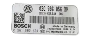 Opel Vectra C Engine control unit/module 03C906056BP 1039S07868 0261S02124