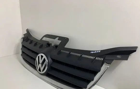 Volkswagen Touran I Front bumper upper radiator grill 1T0853651 1T0853653