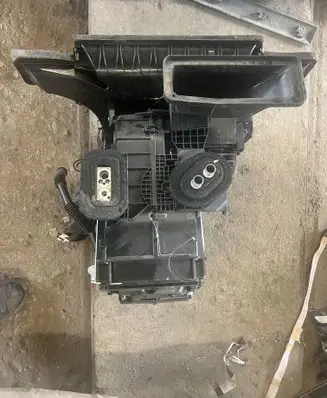 Interior heater climate box assembly