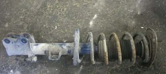 Smart ForFour I Front shock absorber with coil spring A4543204030