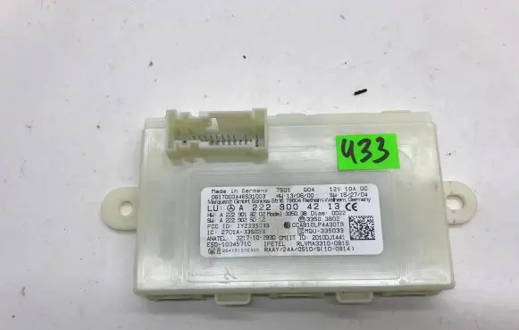 Mercedes-Benz C W205 Keyless (KESSY) go control unit/module A2229025012 A2229018202
