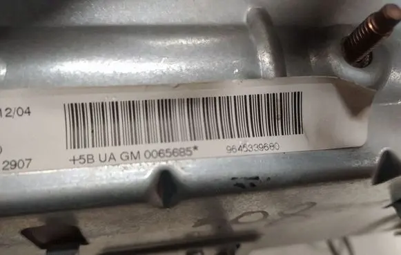 Citroen C4 I Passenger airbag 9646339680