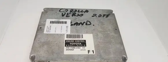 Toyota Corolla Verso AR10 Engine control unit/module 896610F010 1758006463