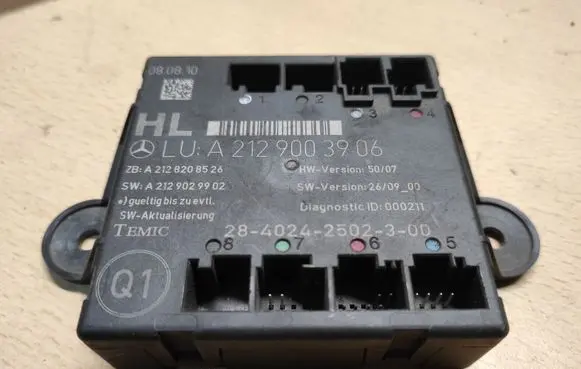 Mercedes-Benz E W212 Door control unit/module A2129003906